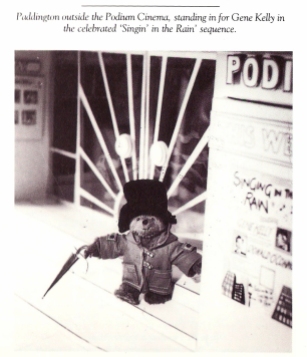 Paddington Goes to the Movies Image taken from book Life and Times of Paddington Bear, 1988